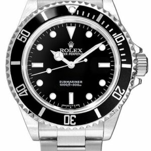 Rolex Submariner Black Dial Stainless Steel 40mm Men's Watch 14060