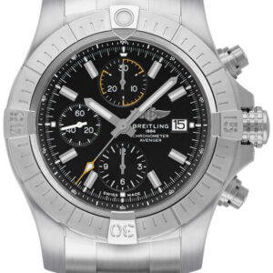 Breitling Avenger Chronograph 45 Black Dial Men's Watch