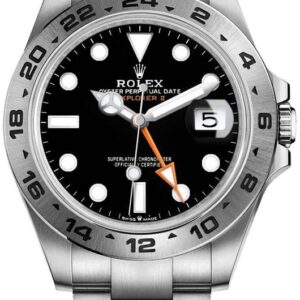 Rolex Explorer II 42mm Black Dial Oystersteel Men's Watch