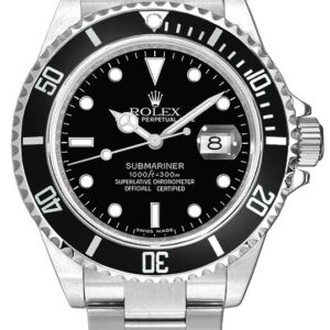 Rolex Submariner Date 40mm Oystersteel Black Dial Men's Watch